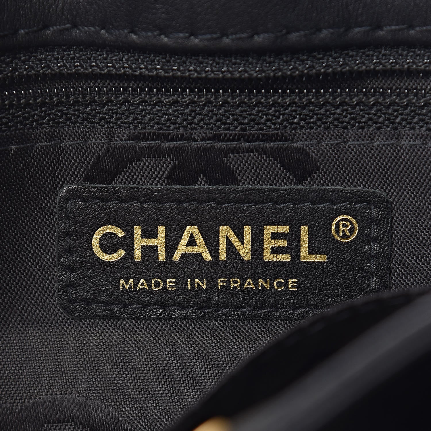 Chanel Calfskin Contrast Stitch Surpique Tote Black 6 of 12