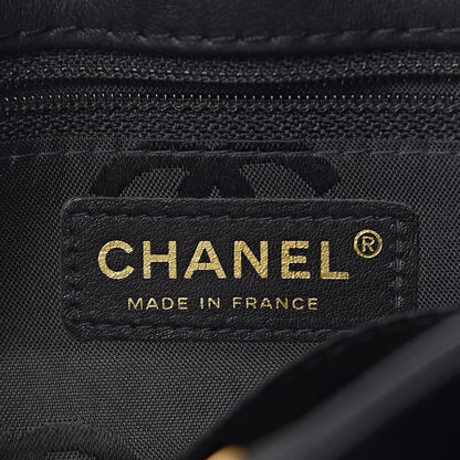 Chanel Calfskin Contrast Stitch Surpique Tote Black 6 of 12