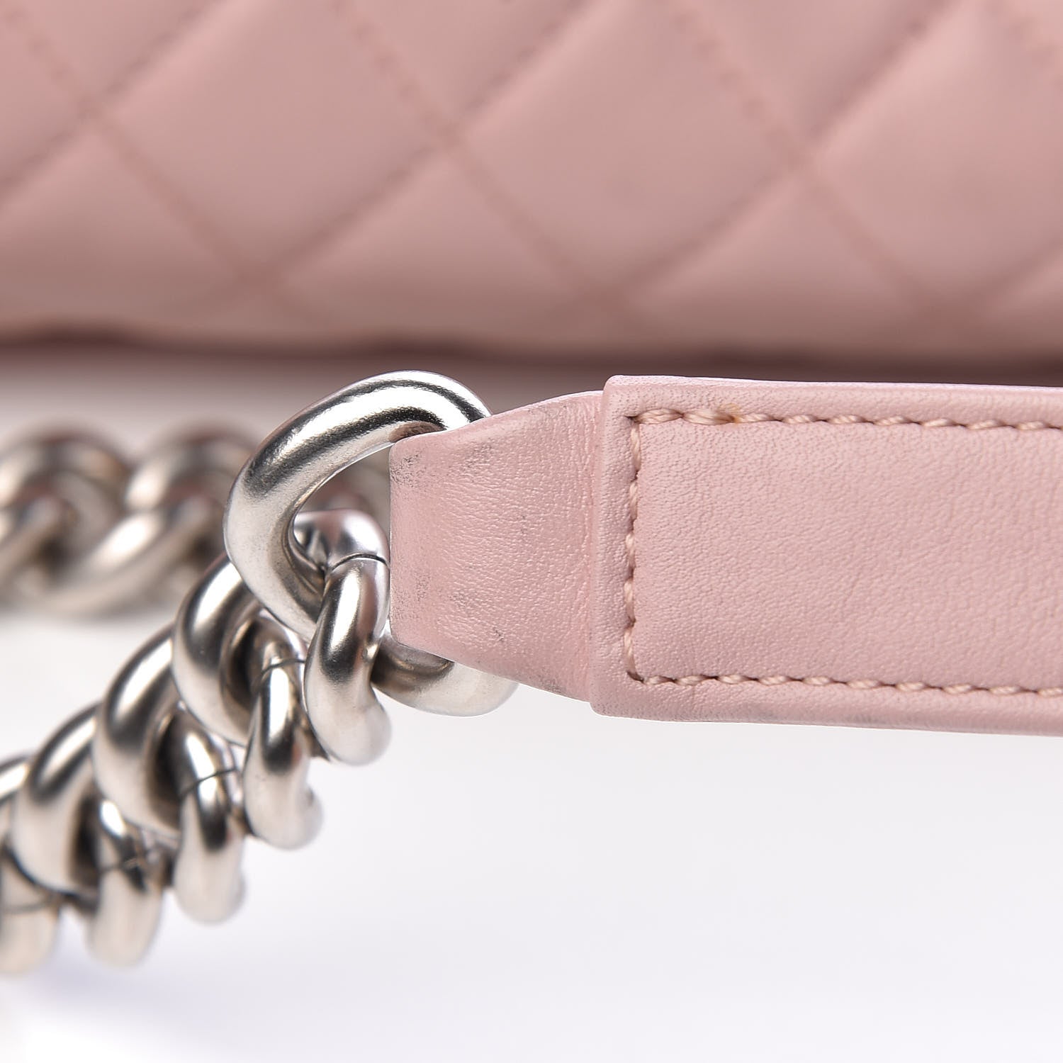 Chanel Calfskin Quilted Medium Boy Flap Light Pink 15 of 19