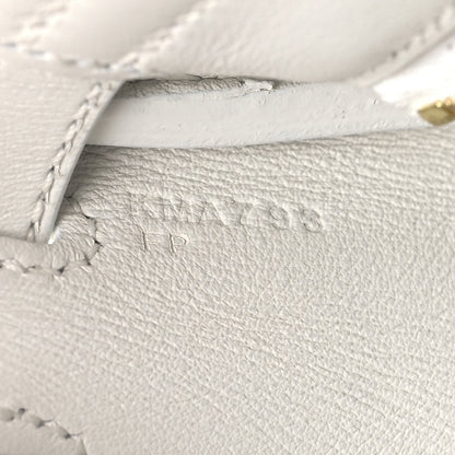 Hermes Swift Kelly Retourne 25 New White 7 of 13