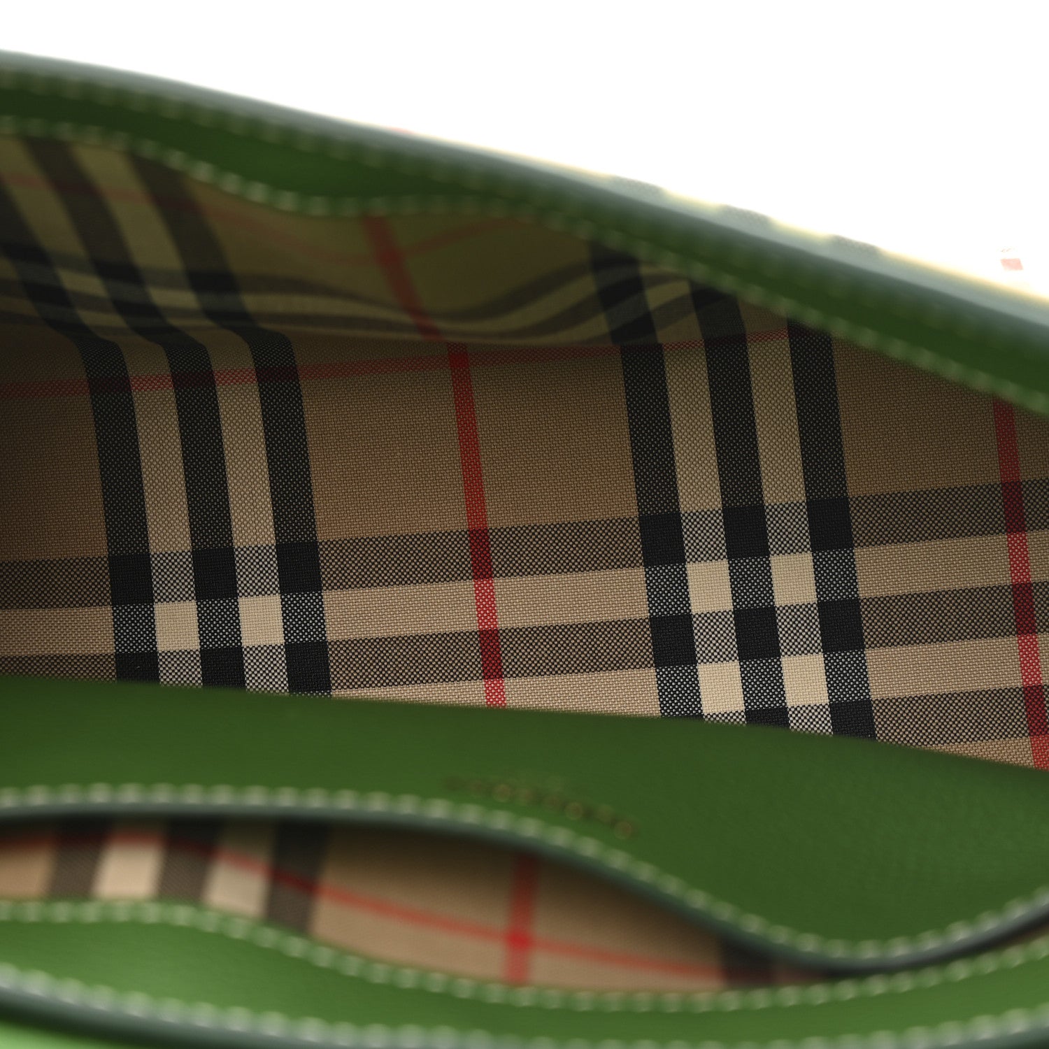 Burberry Grainy Calfskin Vintage Check Note Crossbody Bag Ivy