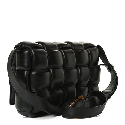 Bottega Veneta Nappa Maxi Intreccio Padded Cassette Crossbody Bag Black 3 of 15