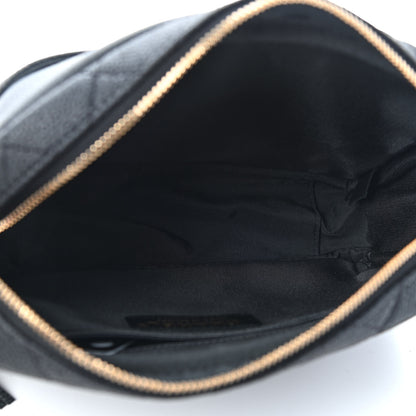 Chanel Iridescent Caviar Quilted Small Coco Tassel Camera Case Black 5 of 9