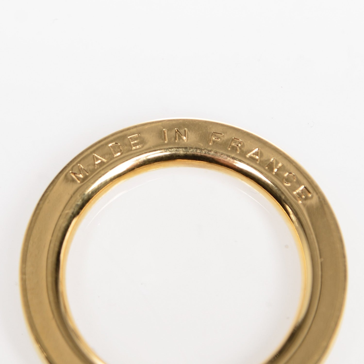Louis Vuitton Pochette Extender Key Ring Gold 3 of 4
