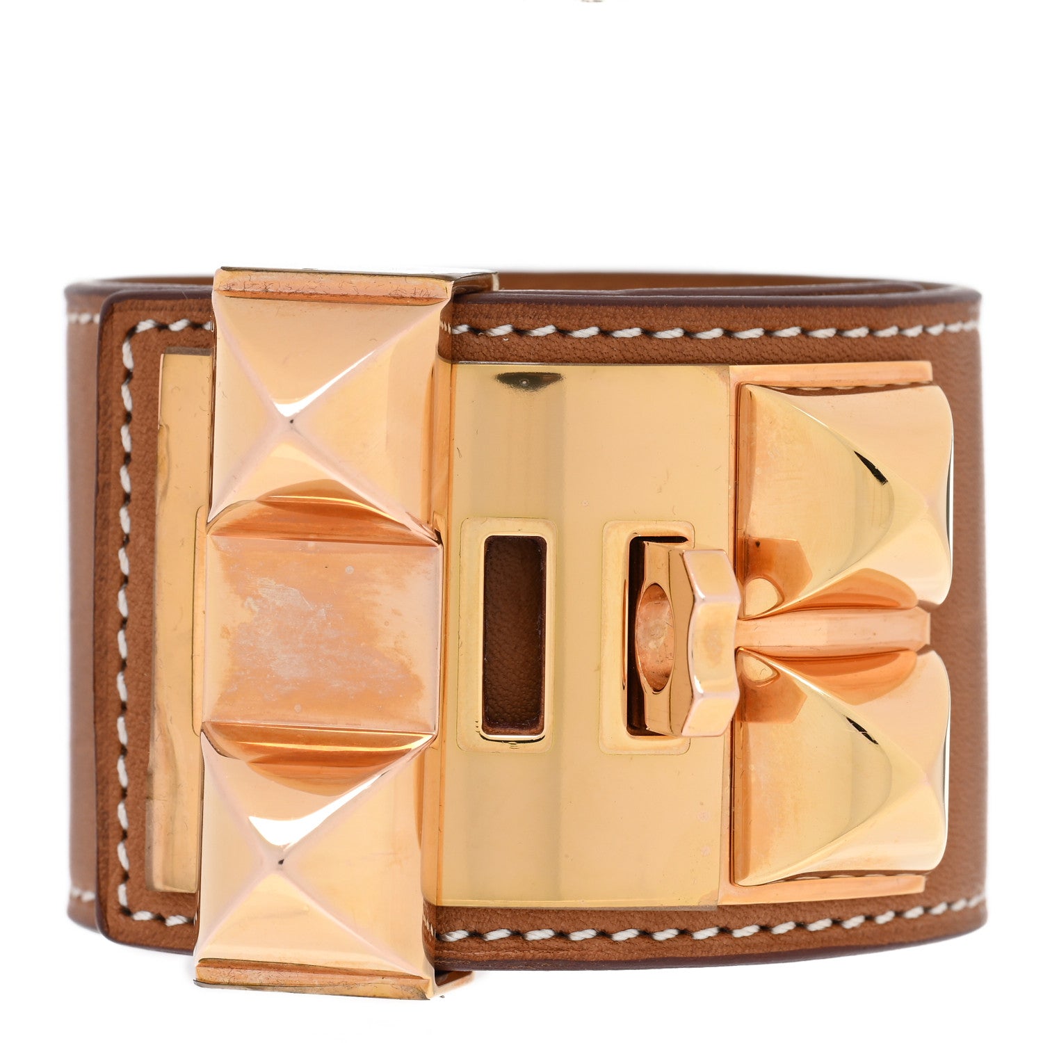 Hermes Swift Collier De Chien CDC Bracelet S Gold 2 of 4