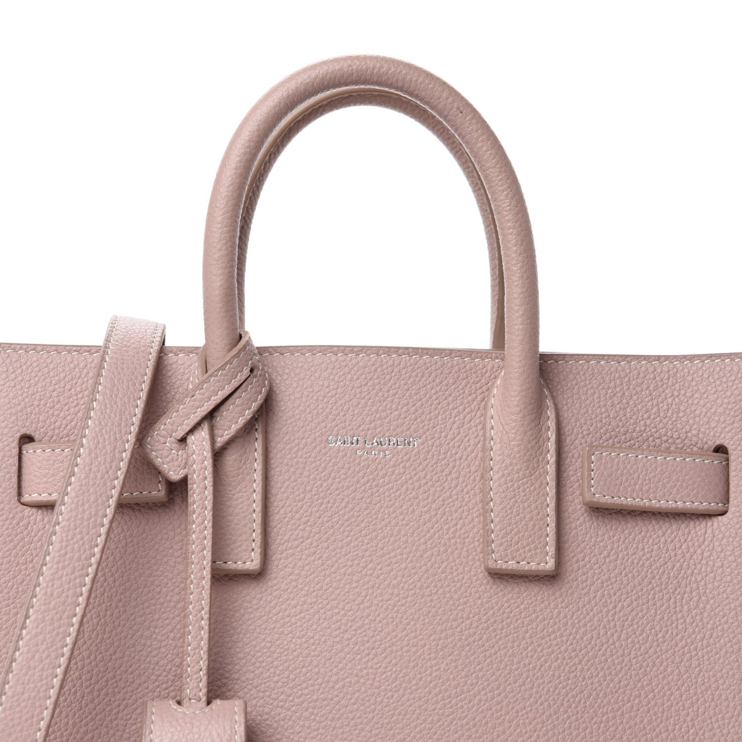 Saint Laurent Grained Calfskin Nano Sac De Jour Antique Rose 11 of 11
