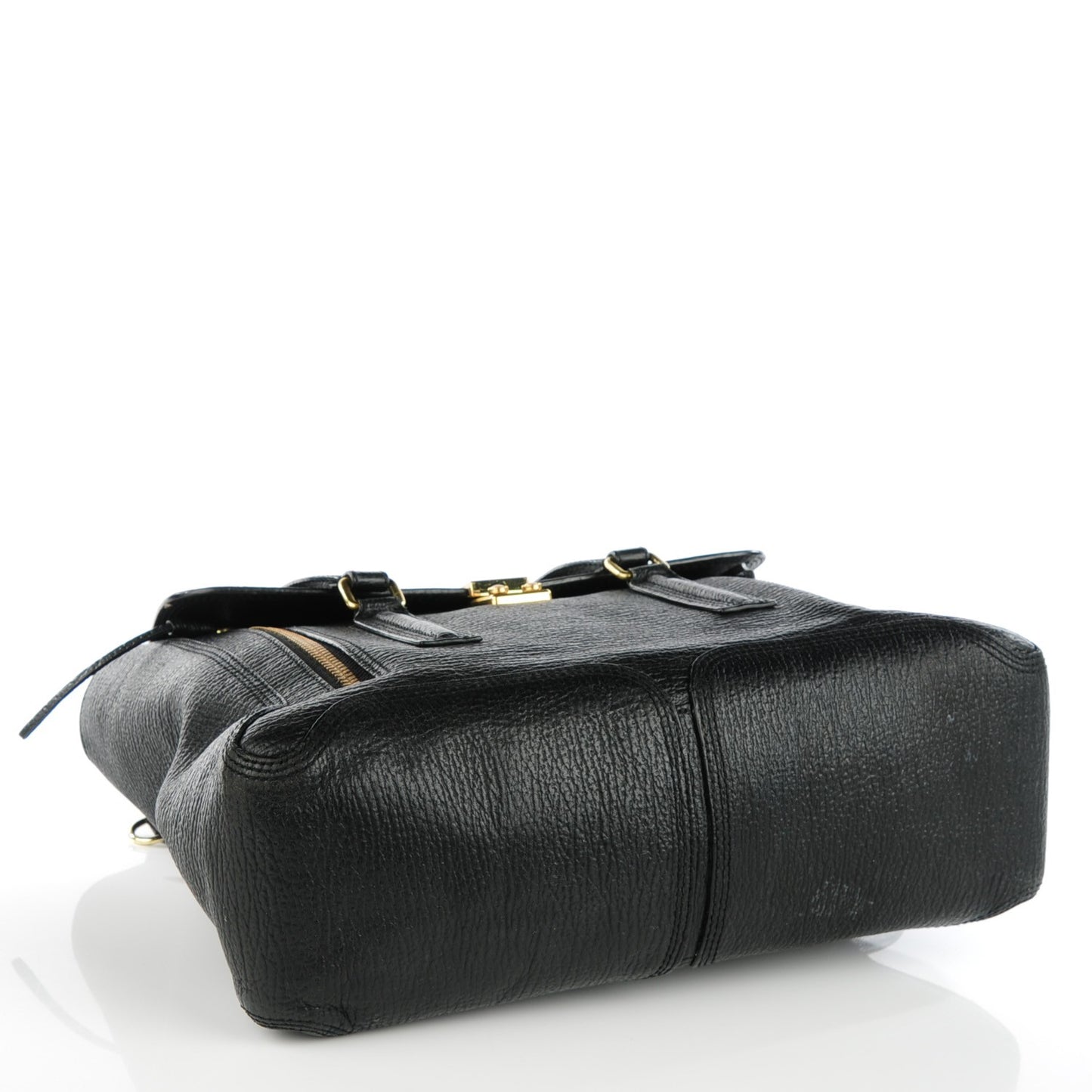 3.1 Textured Calfskin Large Pashli Satchel Black