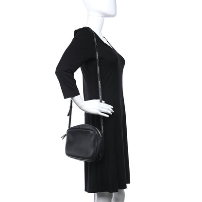 Balenciaga Calfskin Logo Strap S Everyday Camera Bag Black 2 of 12
