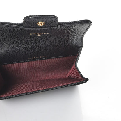 Chanel Caviar Quilted Flap Card Holder Black 5 of 9