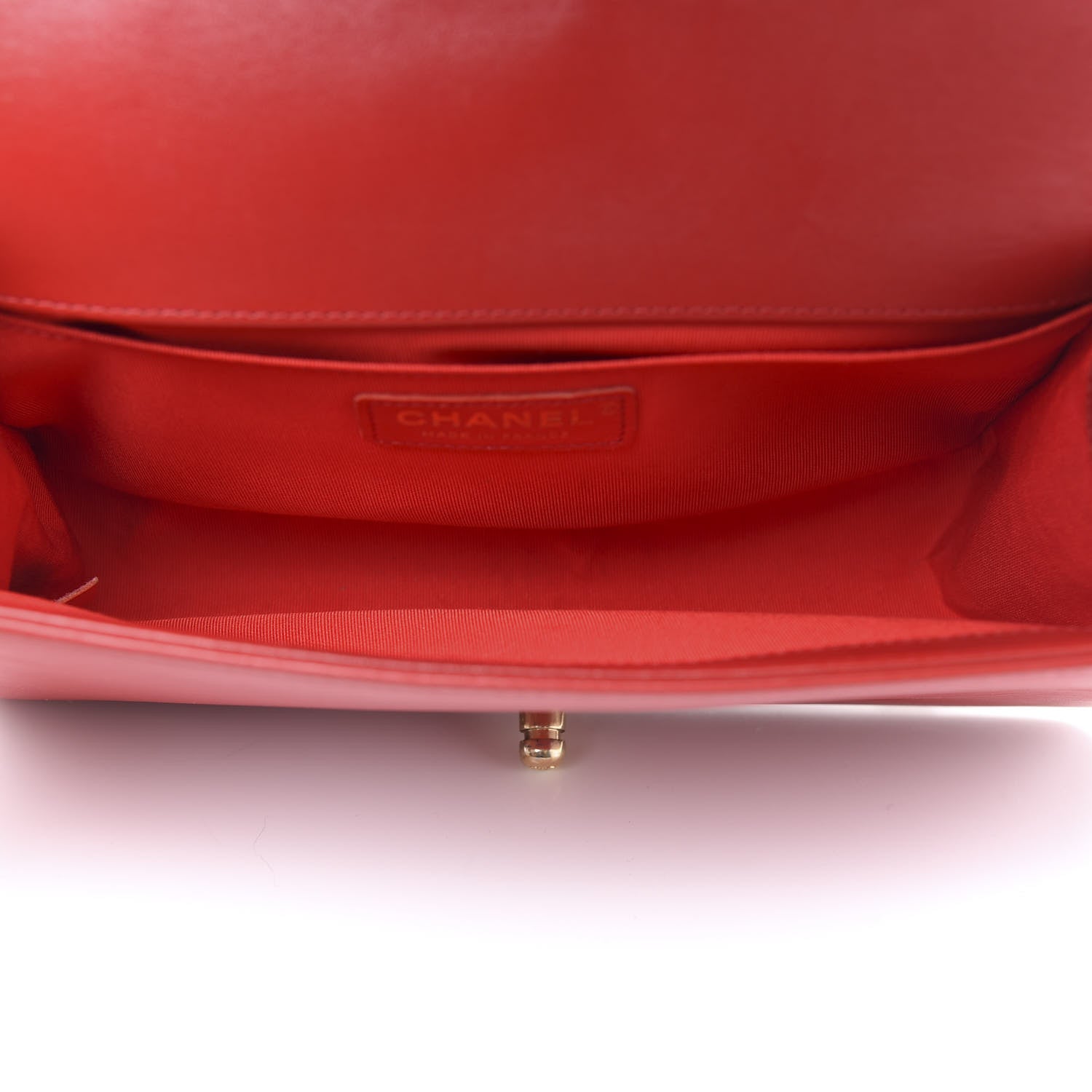 Chanel Lambskin Quilted Medium Boy Flap Red 5 of 13