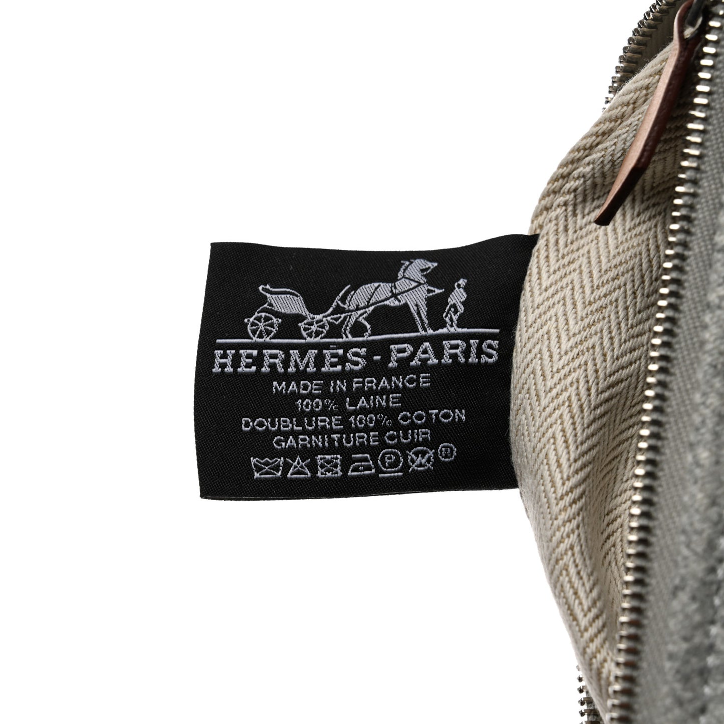 Canvas Small Bride-A-Brac Pouch Gris Flanelle
