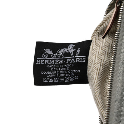 Hermes Canvas Small Bride-A-Brac Pouch Gris Flanelle 6 of 8