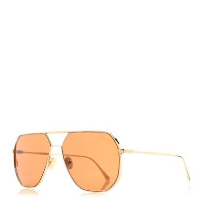 Tom Ford Gilles Sunglasses TF852 Gold 1 of 8
