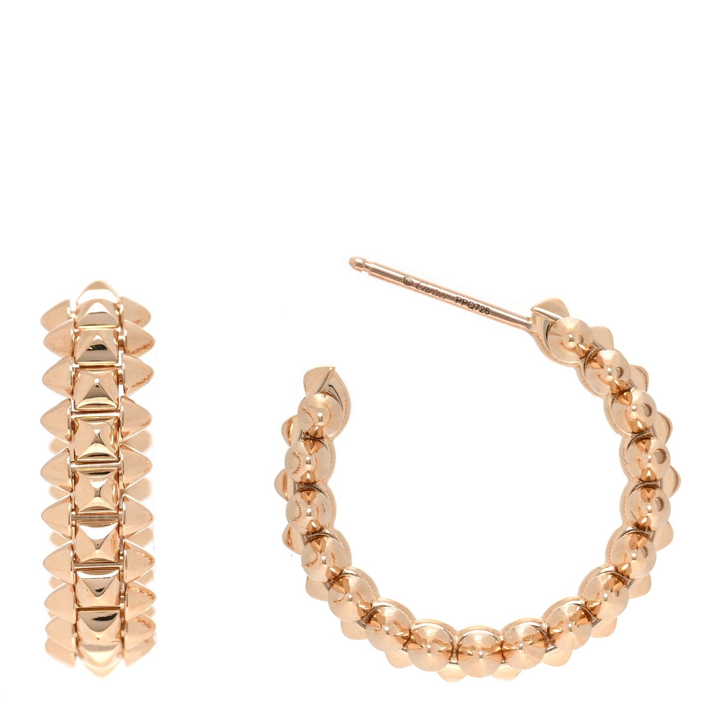 18K Pink Gold Small Clash de Cartier Earrings