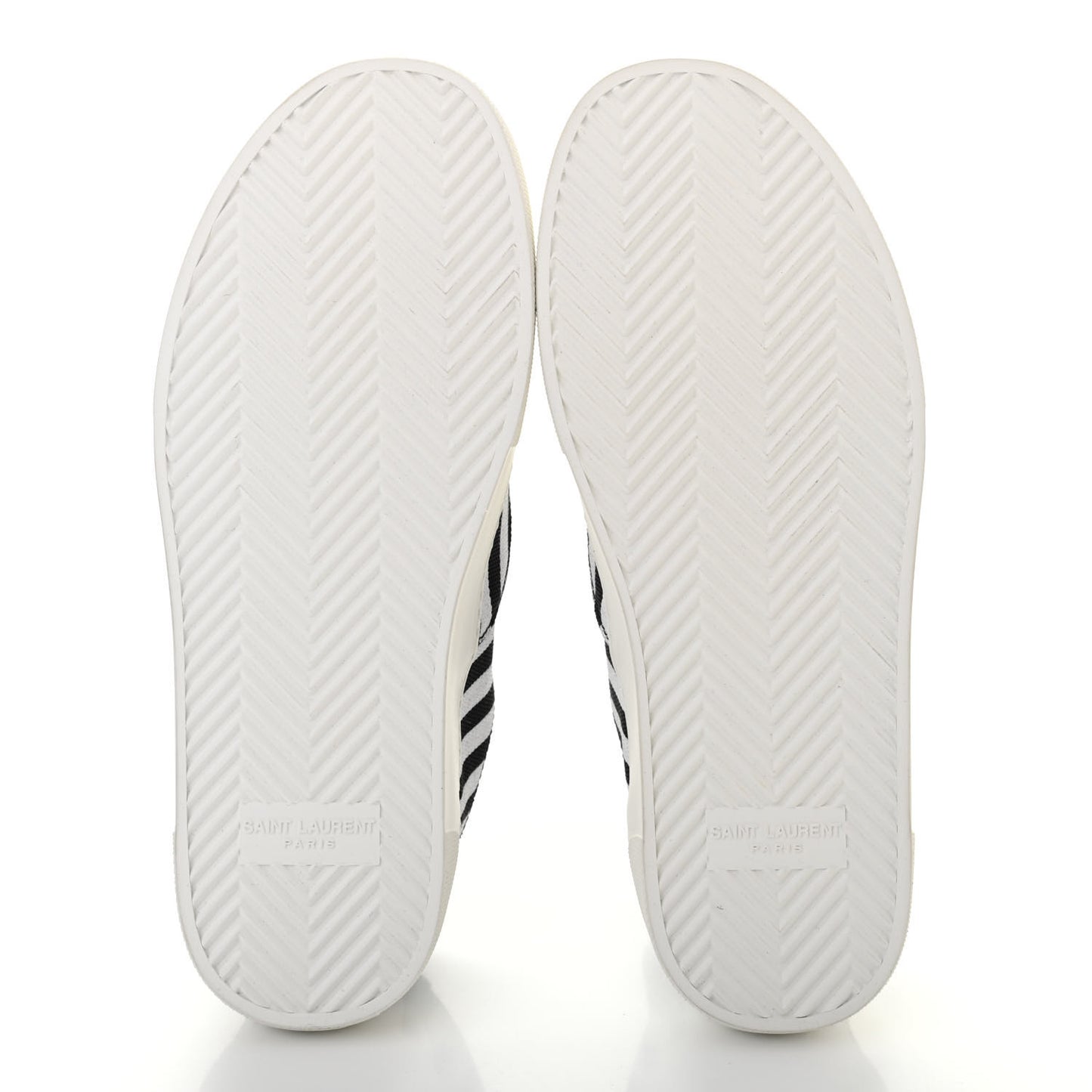 Canvas Striped Venice Low Top Sneakers 36 Black White