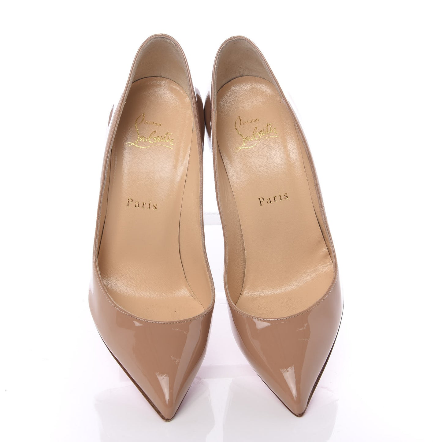 Patent Pigalle Follies 100 Pumps 36.5 Nude
