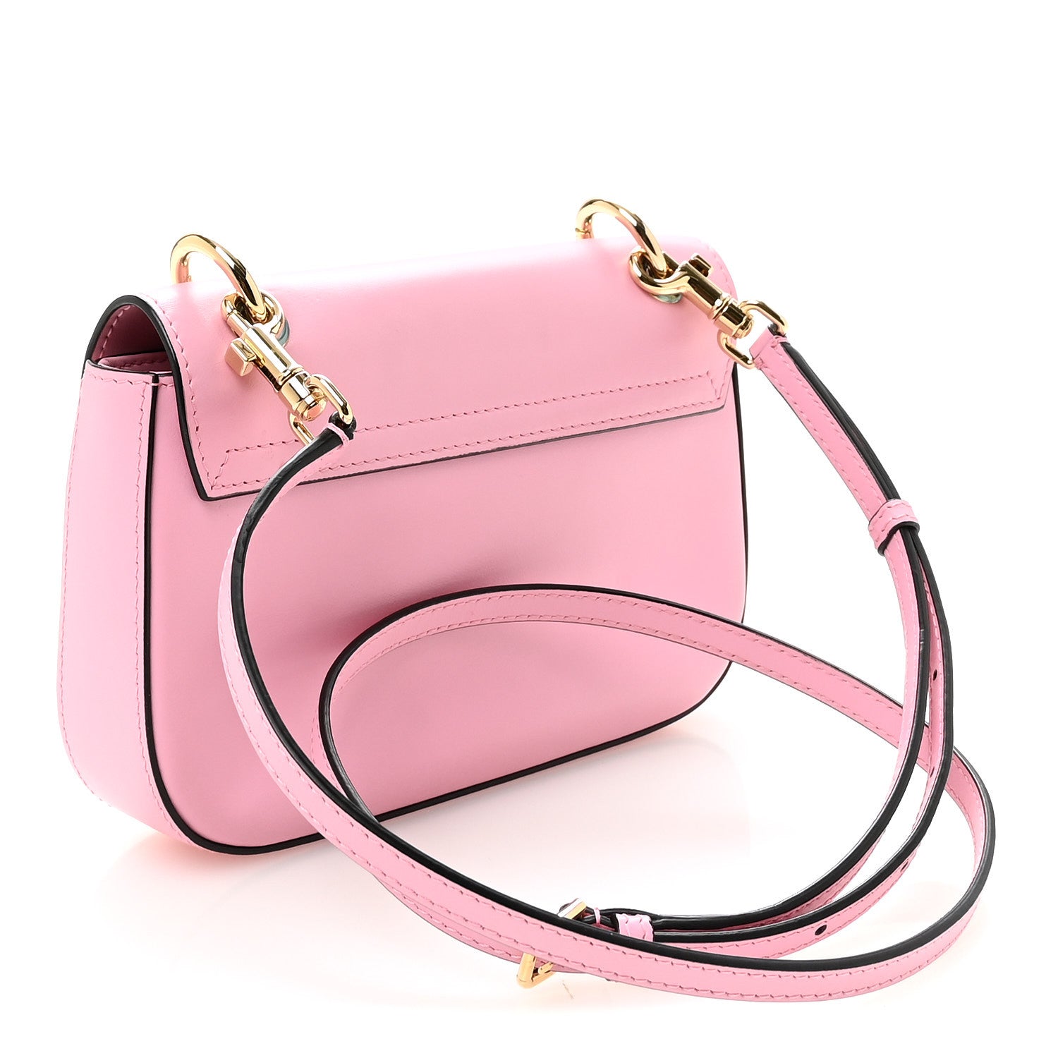 Dolce & Gabbana Calfskin 3.5 Flap Crossbody Bag Pink 1901250