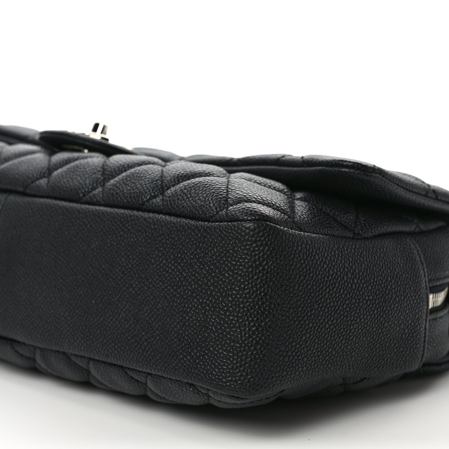 Chanel Caviar Quilted Jumbo Easy Flap Black 9 of 10