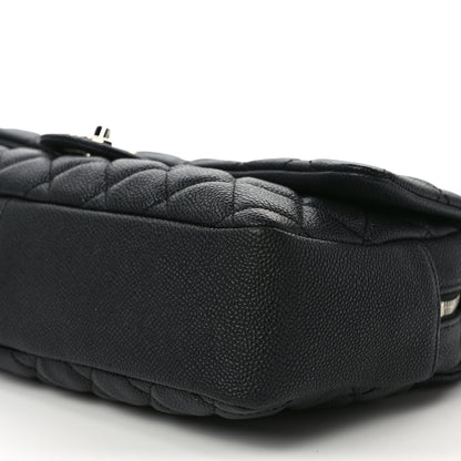 Chanel Caviar Quilted Jumbo Easy Flap Black 9 of 10