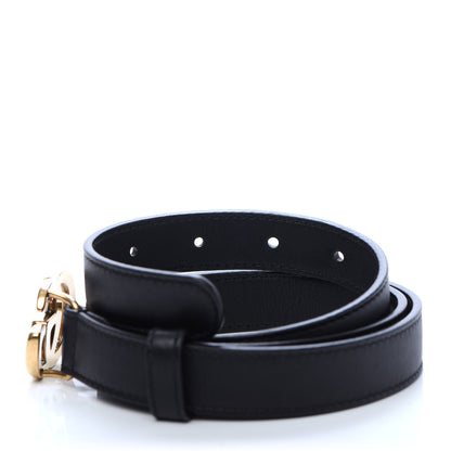 Gucci Calfskin Double G 20mm Belt 80 32 Black 4 of 7