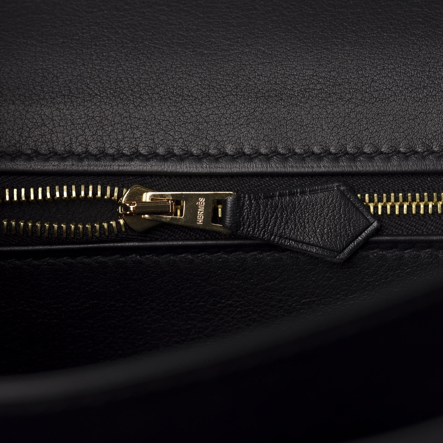 Hermes Velours Cotele Swift Constance 24 Black 8 of 21