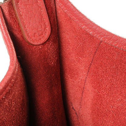 Hermes Taurillon Clemence Evelyne GM Rouge 7 of 7