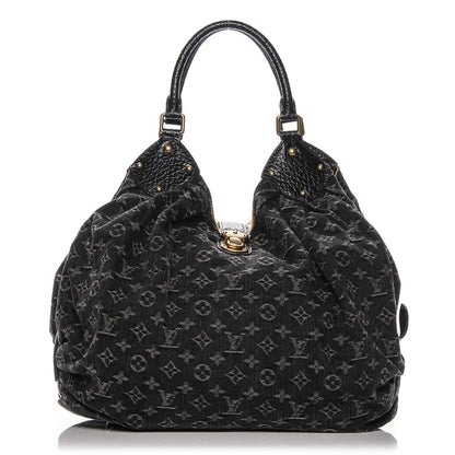 Louis Vuitton Denim Mahina XL Black 1 of 6