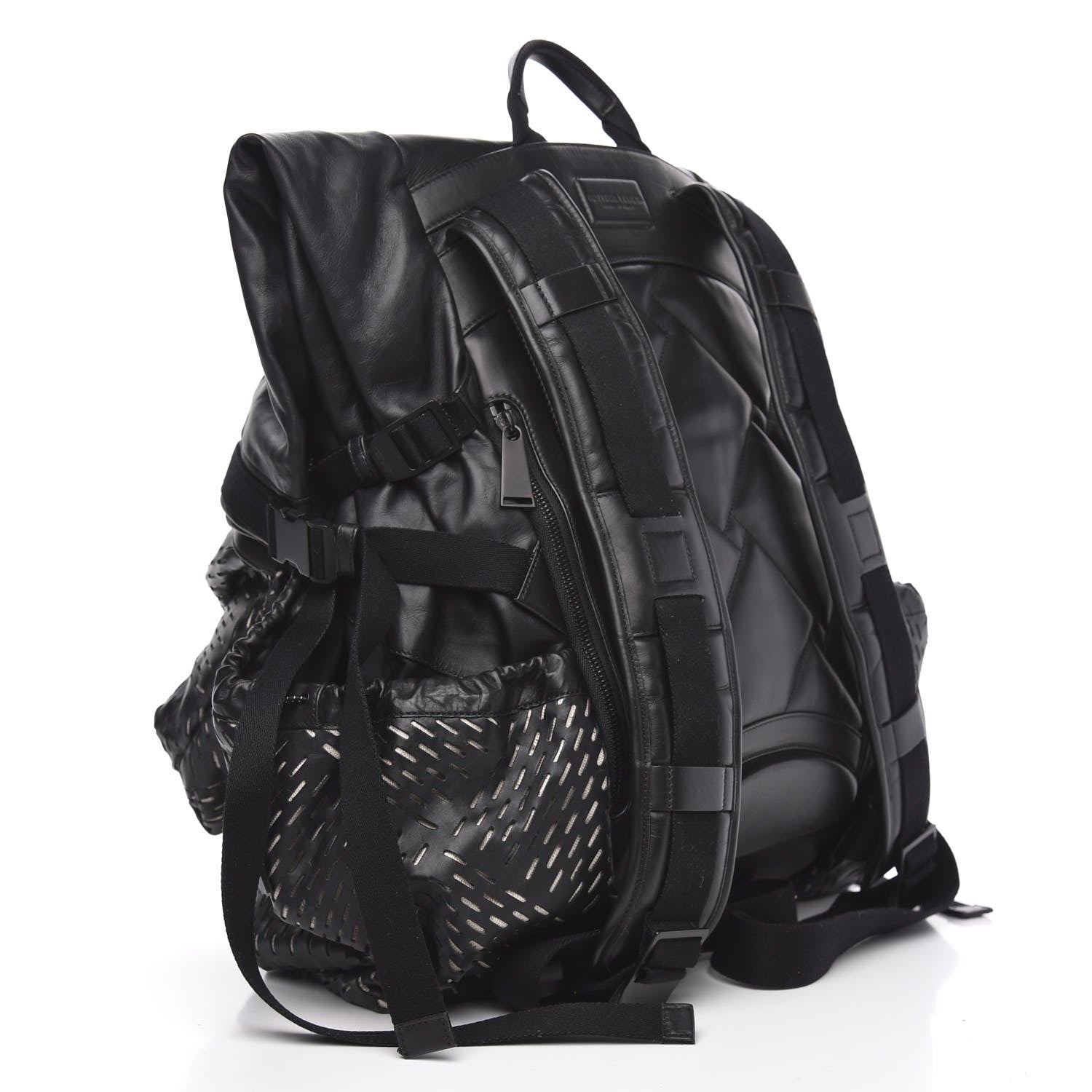Bottega Veneta Smooth Calfskin Perforated Backpack 2 of 9
