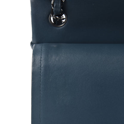 Chanel Lambskin Quilted Jumbo Double Flap Turquoise 10 of 19
