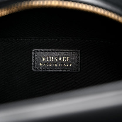 Versace Saffiano Virtus Small Bowling Bag Black 10 of 18