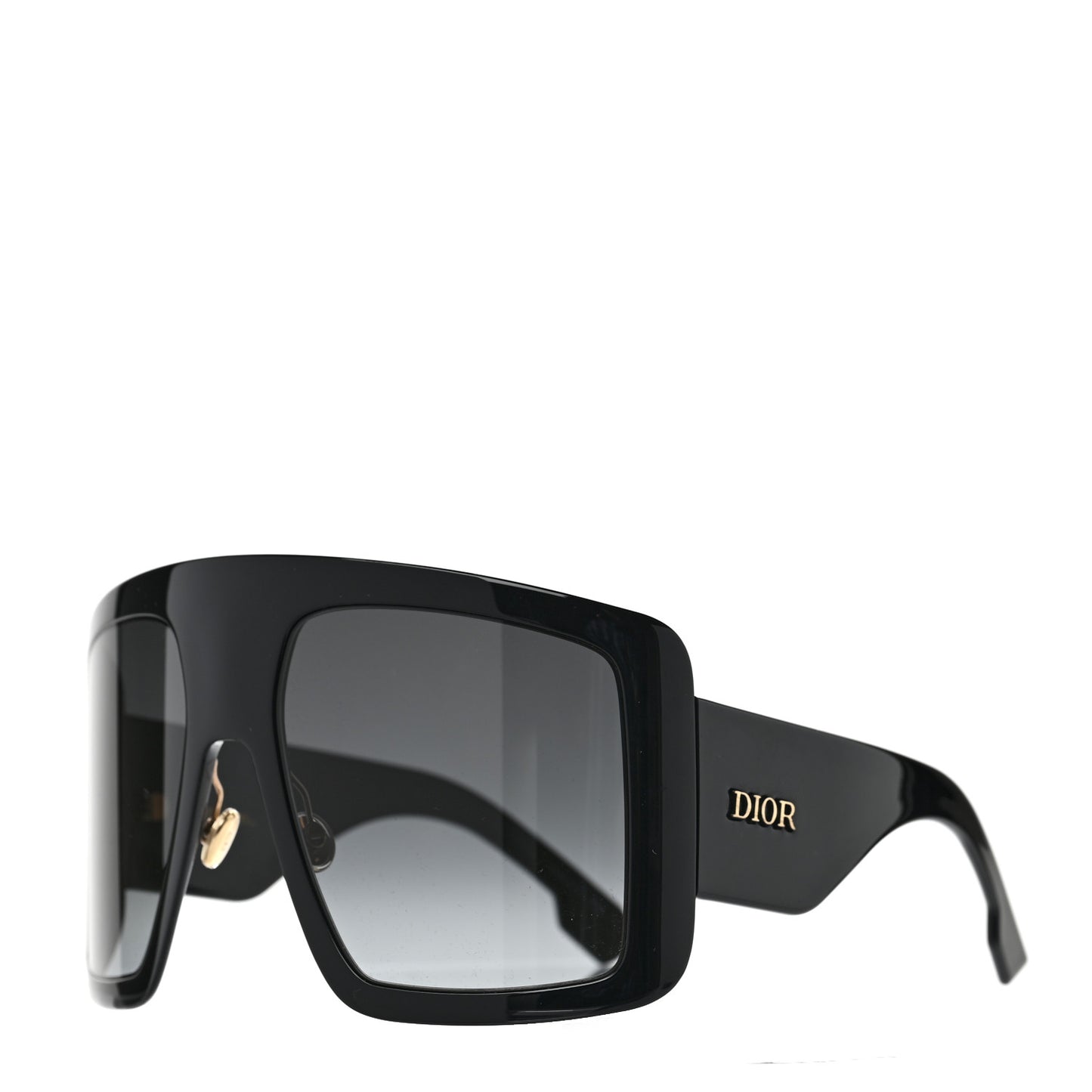Acetate DiorSo Light 1 Shield Sunglasses Black
