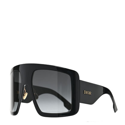 Christian Dior Acetate DiorSo Light 1 Shield Sunglasses Black 1 of 9