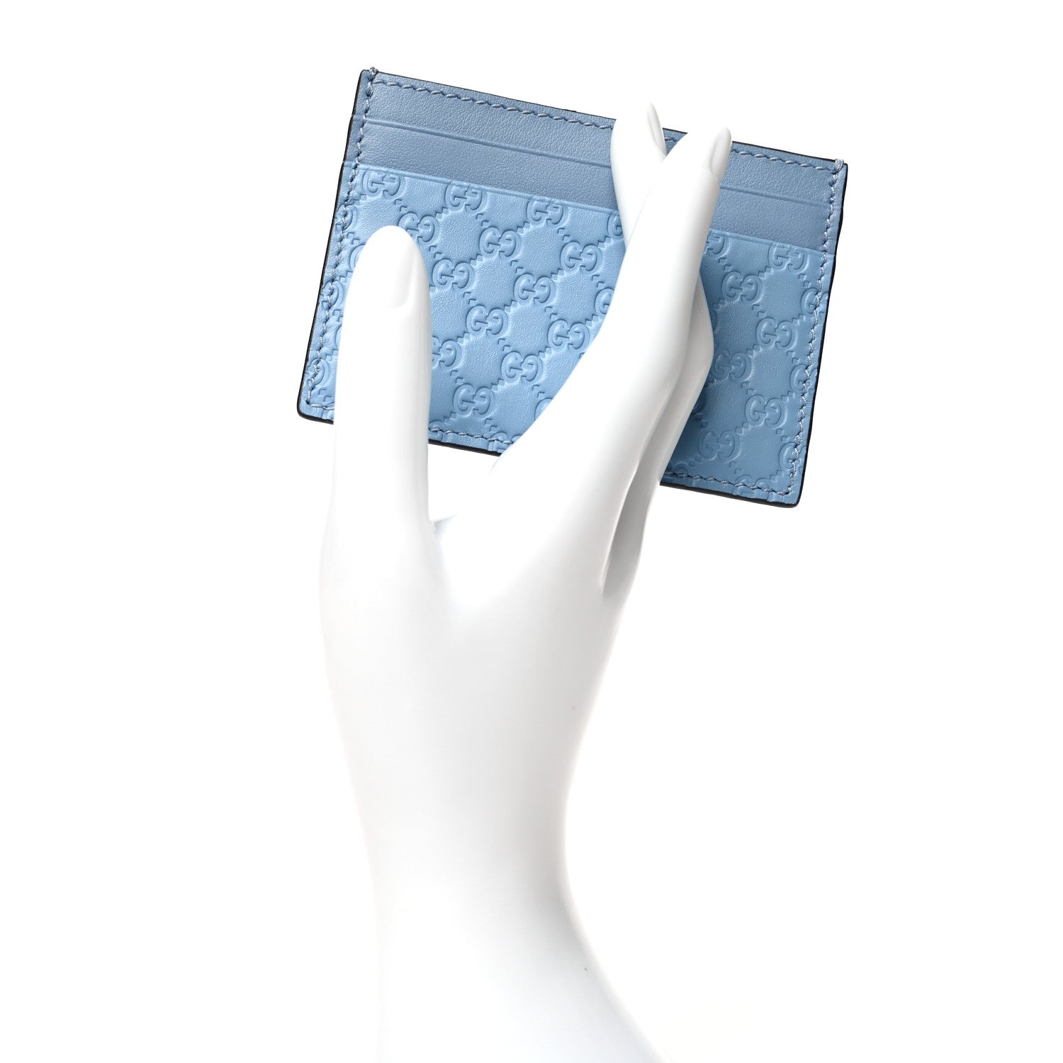 Gucci Microguccissima Card Holder Mineral Blue 2 of 10