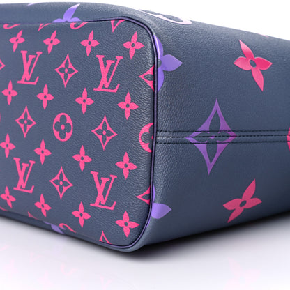 Louis Vuitton Monogram Giant Spring In The City Neverfull MM Midnight Fuchsia 8 of 8