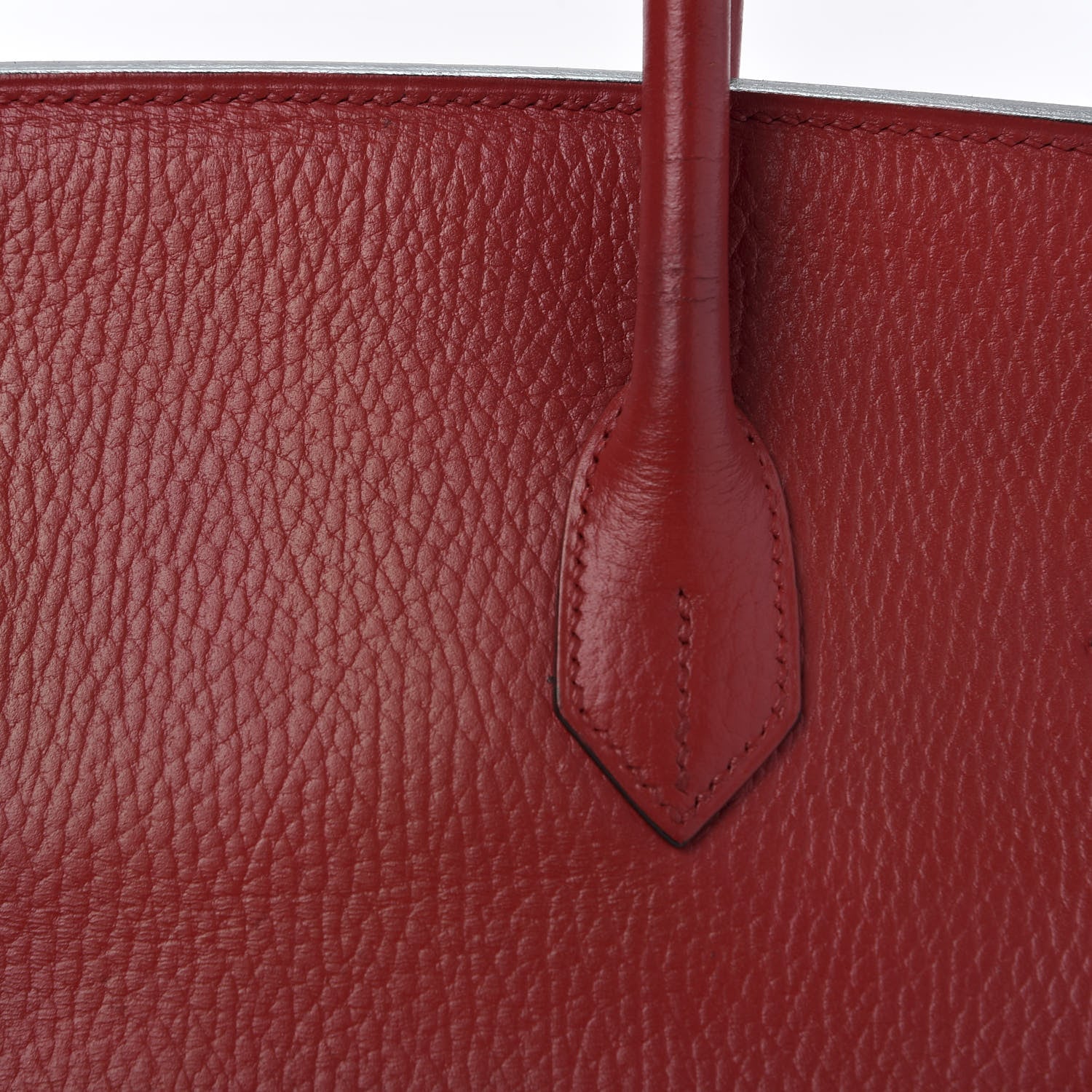 Hermes Ardennes Birkin 35 Rouge Vif 8 of 37
