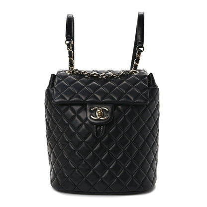 Chanel Lambskin Quilted Small Urban Spirit Backpack Black 1 of 11