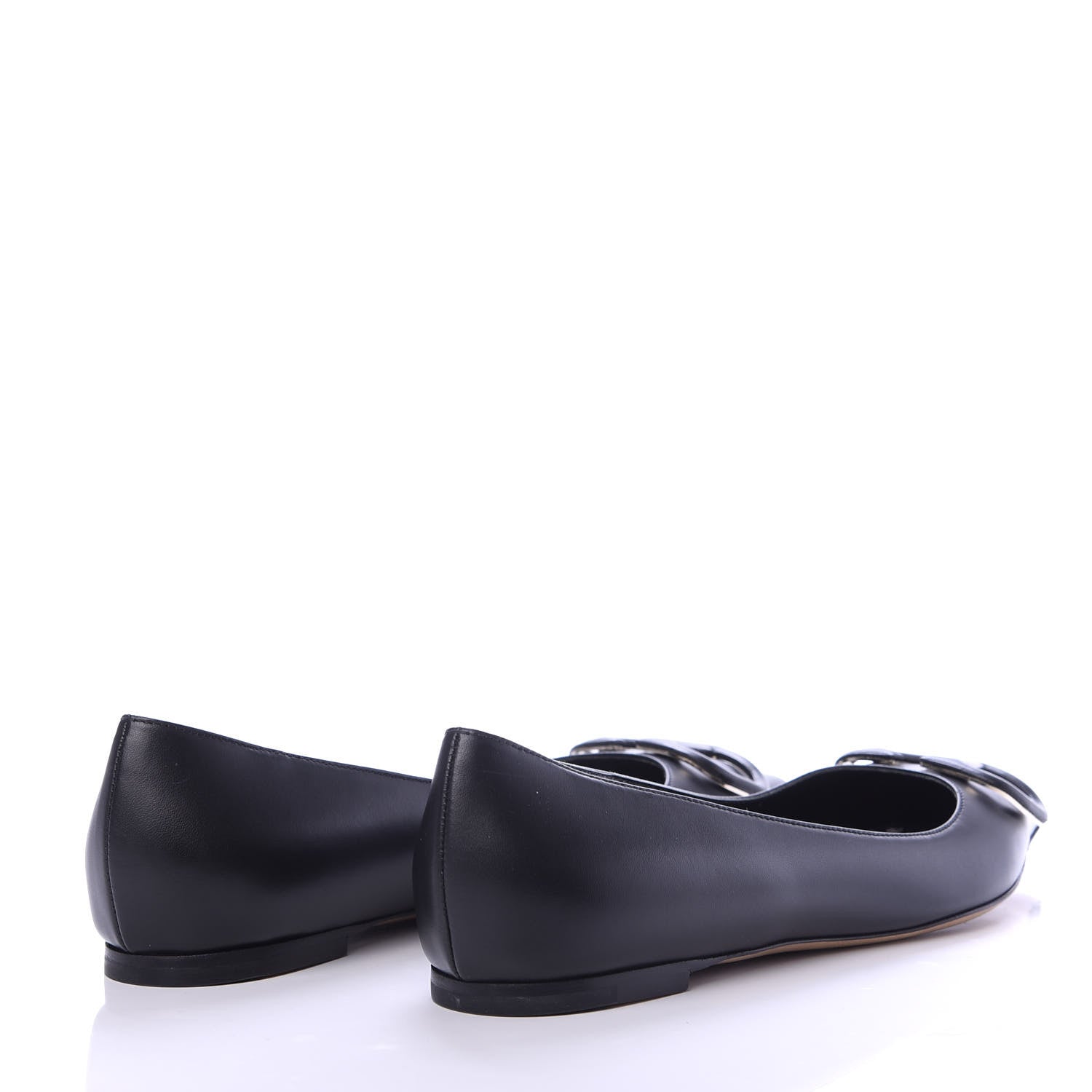Valentino Garavani Nappa Vlogo Flats 38.5 Black 4 of 11