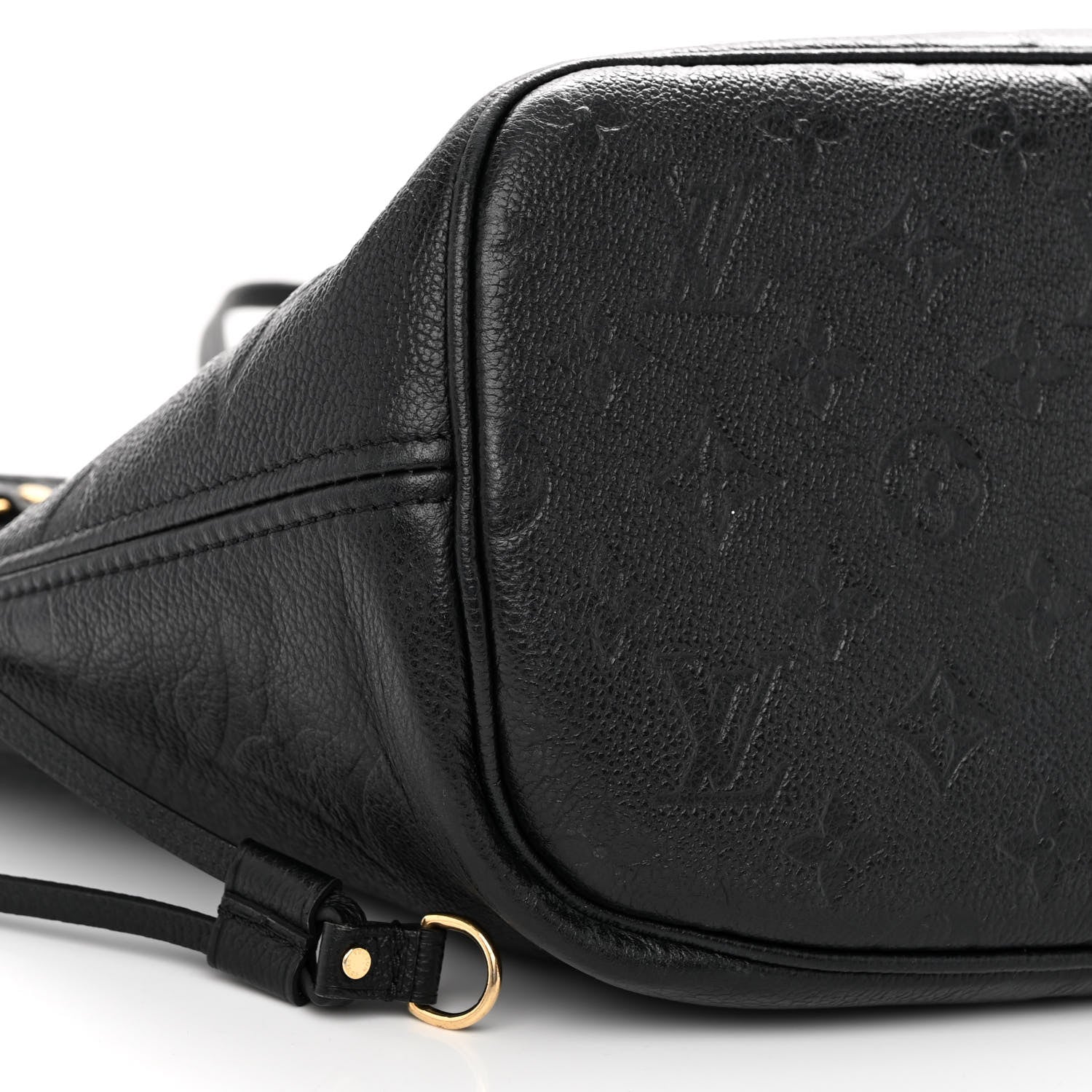 Louis Vuitton Empreinte Monogram Giant Neverfull MM Black 9 of 12