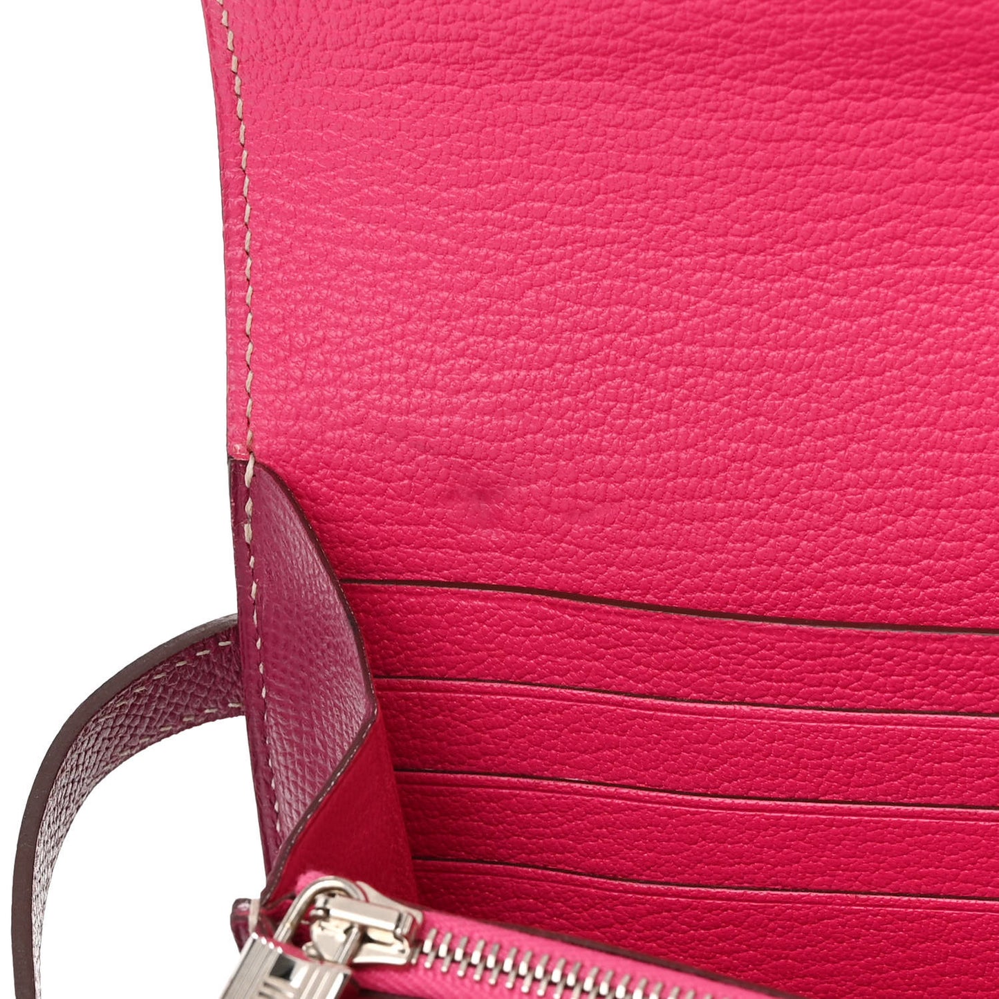 Epsom Candy Kelly Longue Wallet Tosca Rose Tyrien