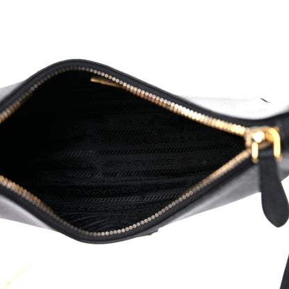 Prada Saffiano Lux Re-Edition 2005 Shoulder Bag Black 6 of 17
