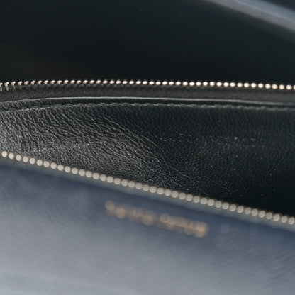 Balenciaga Signature Grained Calfskin Logo S Ville Day Bag Bleu Tempete Jaune 7 of 12