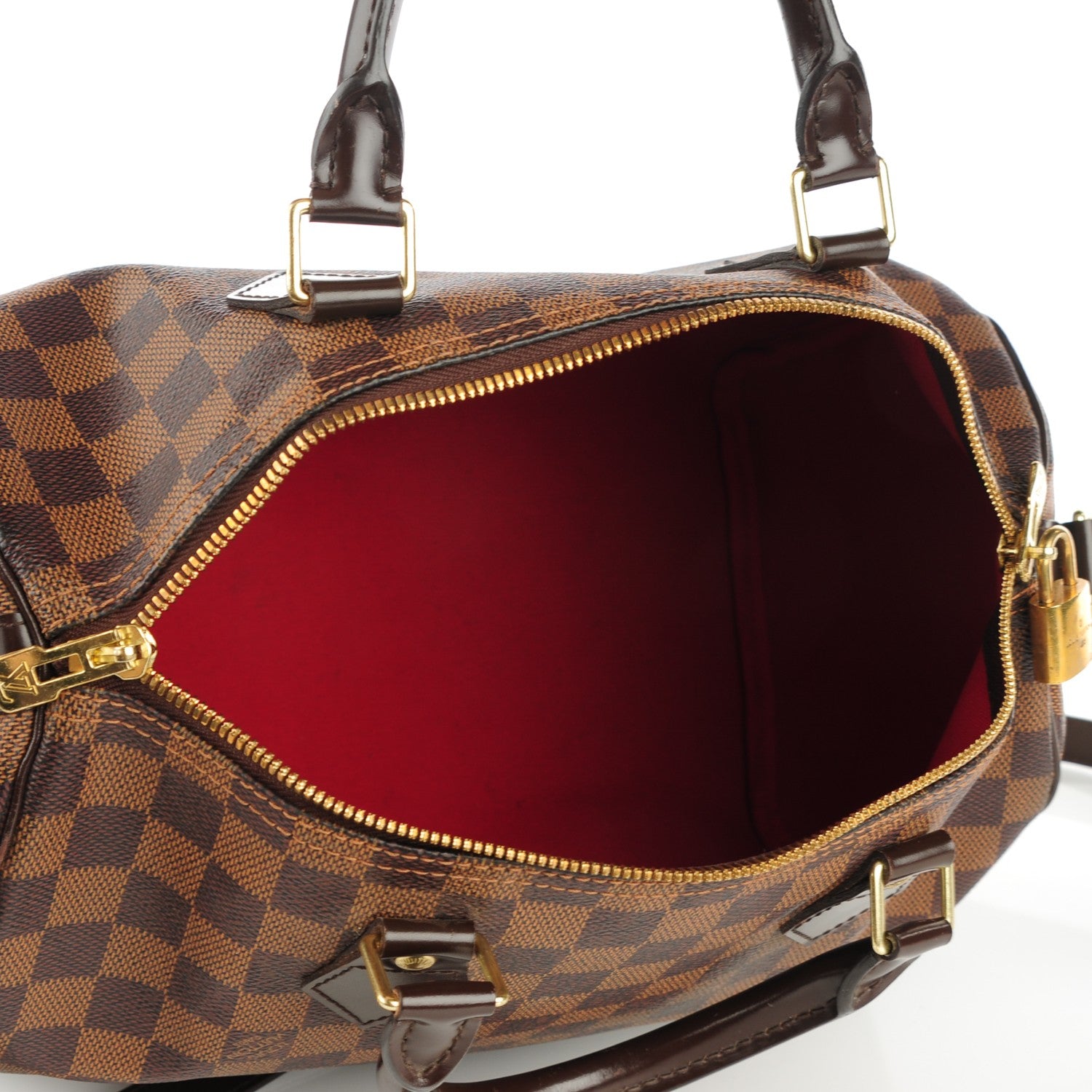 Louis Vuitton Damier Ebene Speedy Bandouliere 35 7 of 8