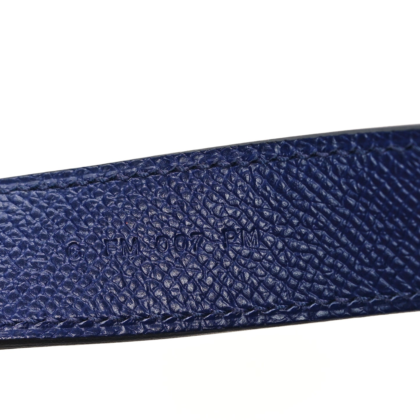 Epsom 25mm Tressage Shoulder Strap Bleu Indigo Noir Terre Battue