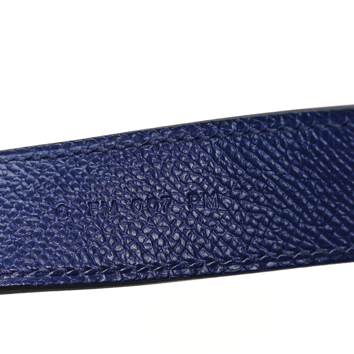 Hermes Epsom 25mm Tressage Shoulder Strap Bleu Indigo Noir Terre Battue 4 of 4