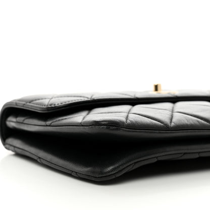 Chanel Lambskin Quilted Medium Trendy CC Flap Black 9 of 10