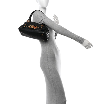 Gucci Calfskin Medium Wave Boston Black 2 of 10