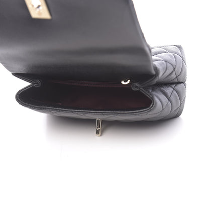 Chanel Caviar Quilted Extra Mini Coco Handle Flap Black 5 of 11