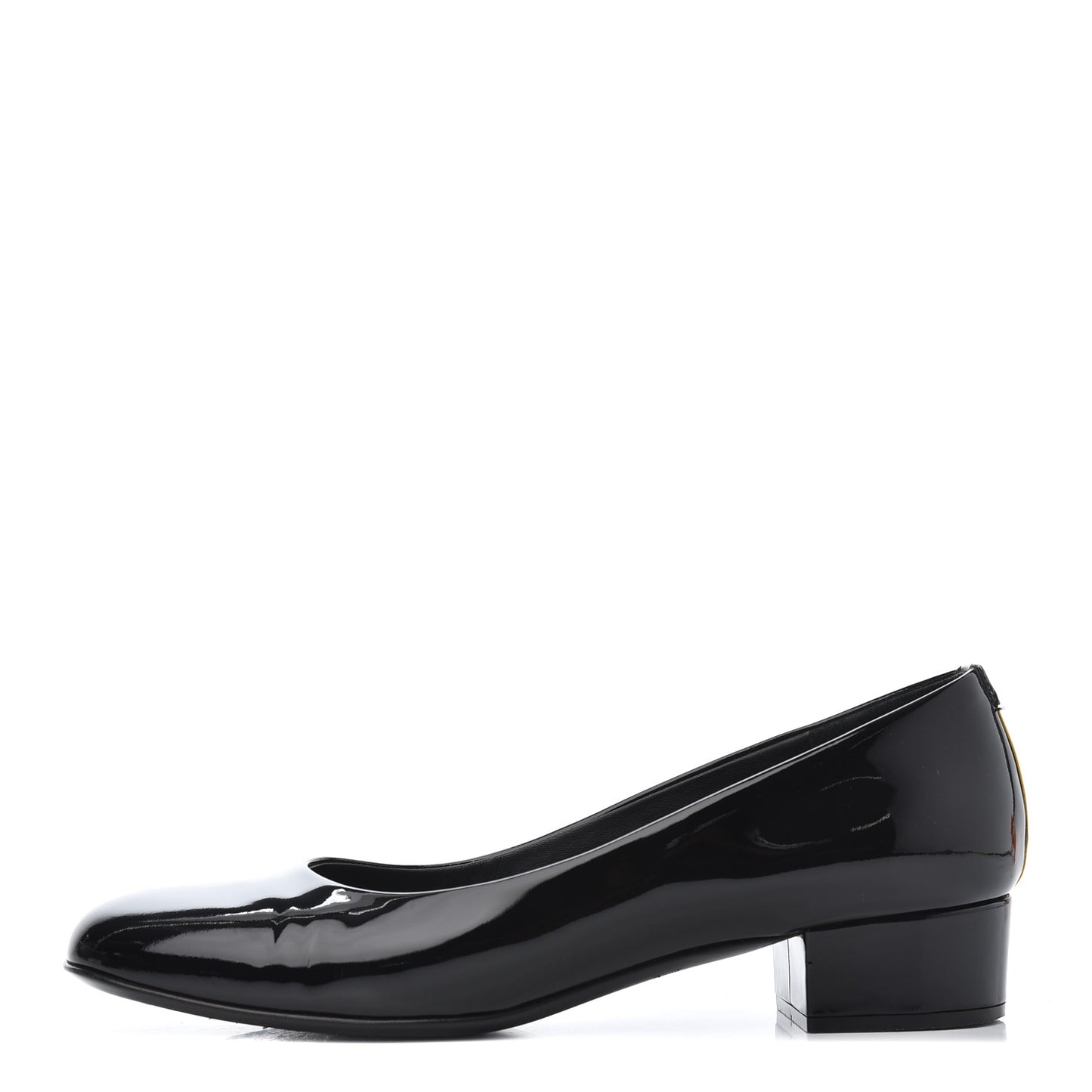 Patent Low Heel Ballerina Pumps 39.5 Black