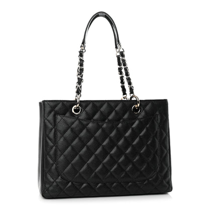 Chanel Caviar Quilted Grand Shopping Tote GST Black 3 of 14