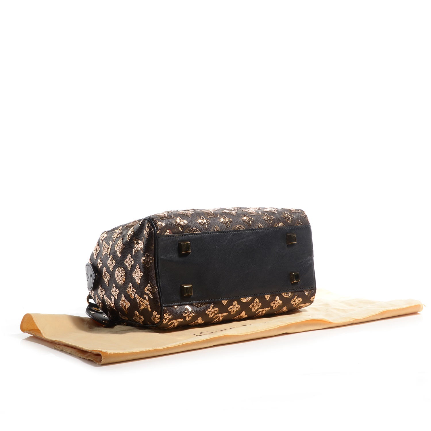 Louis Vuitton Monogram Sequins Eclipse Speedy 28 Gold 4 of 9